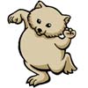 Wombats a-dancing.